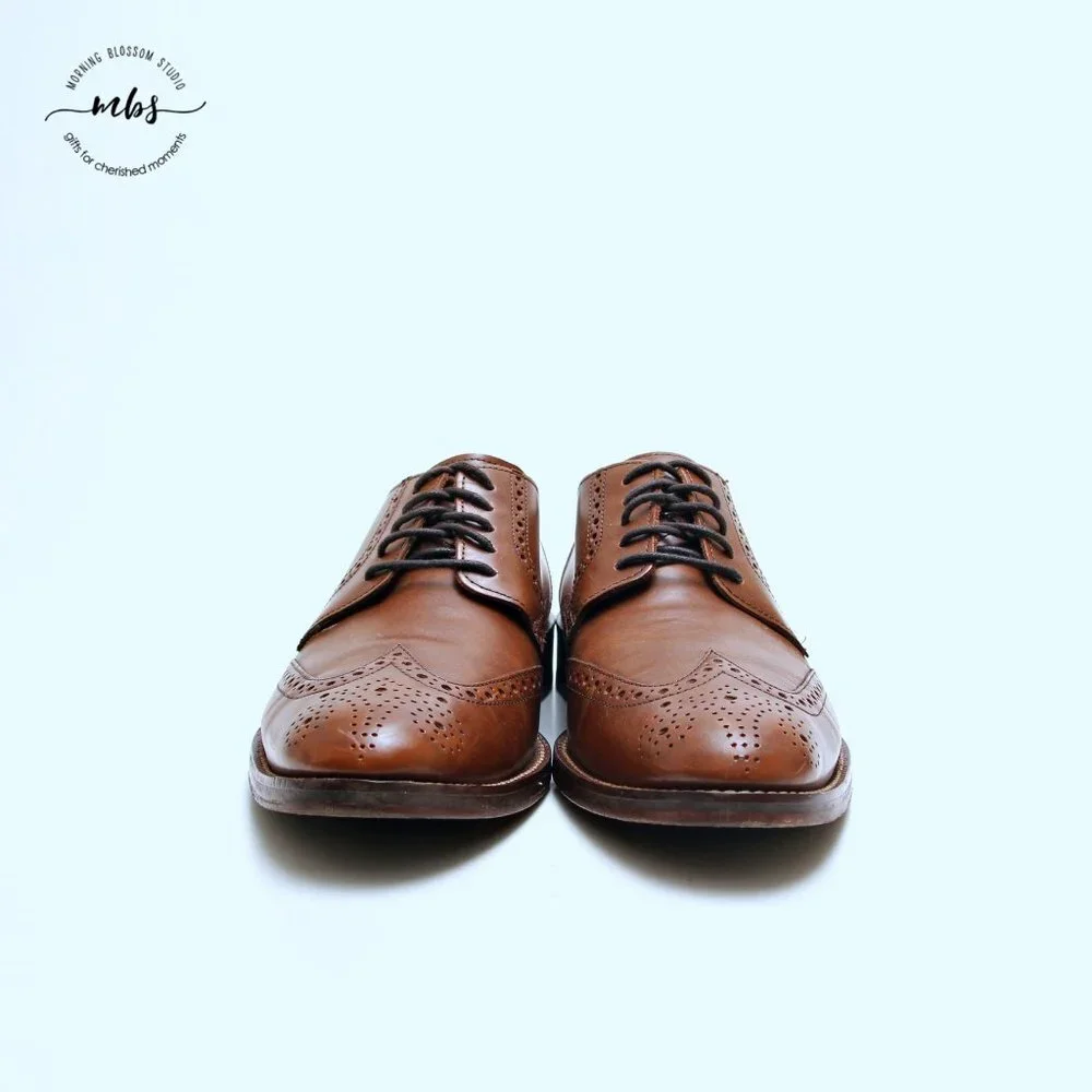 Cole Haan Modern Classics Wingtip Derby Shoes Brown Men‎ 10
